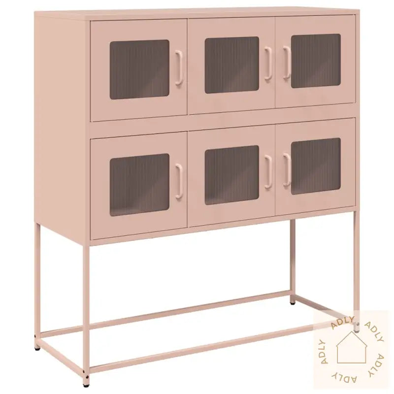 Skjenk Rosa 100,5X39X107 Cm Kaldvalset Stål