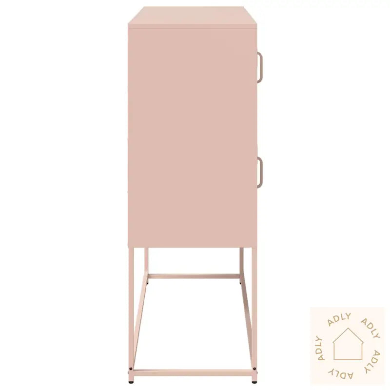 Skjenk Rosa 100,5X39X107 Cm Kaldvalset Stål