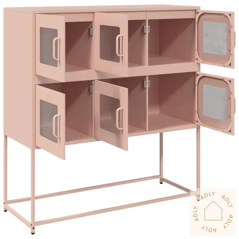 Skjenk Rosa 100,5X39X107 Cm Kaldvalset Stål