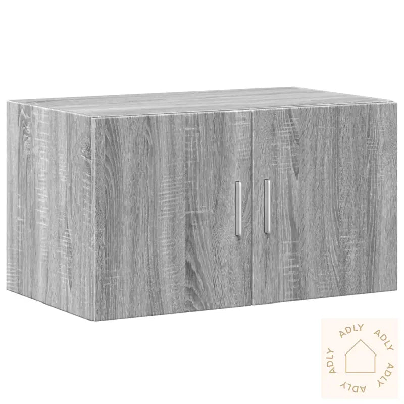 Oppbevaringsskap Grå Sonoma 70X42,5X225 Cm Konstruert Tre