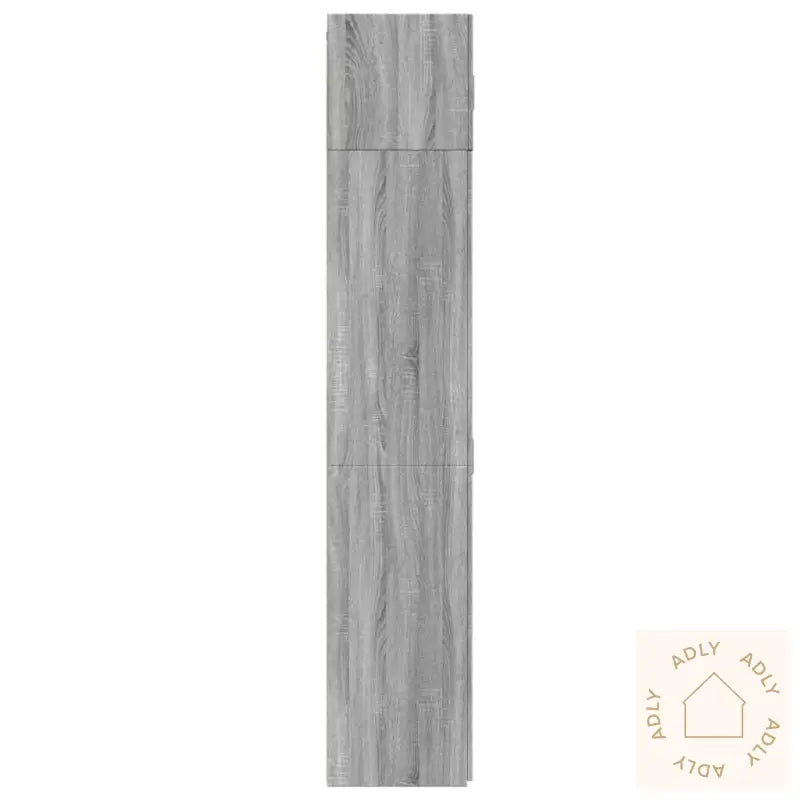 Oppbevaringsskap Grå Sonoma 70X42,5X225 Cm Konstruert Tre