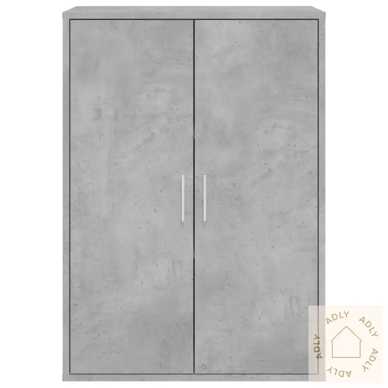 Skjenker 2 Stk Betonggrå 60X31X84 Cm Konstruert Tre