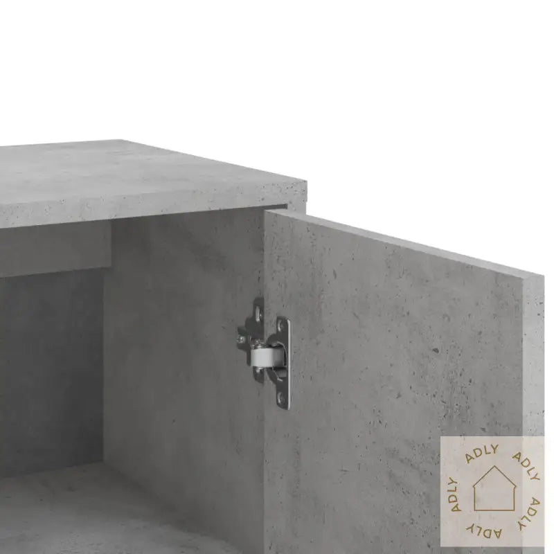 Skjenker 2 Stk Betonggrå 60X31X84 Cm Konstruert Tre