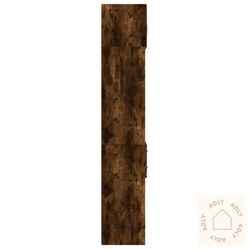 Oppbevaringsskap Røkt Eik 70X42,5X225 Cm Konstruert Tre