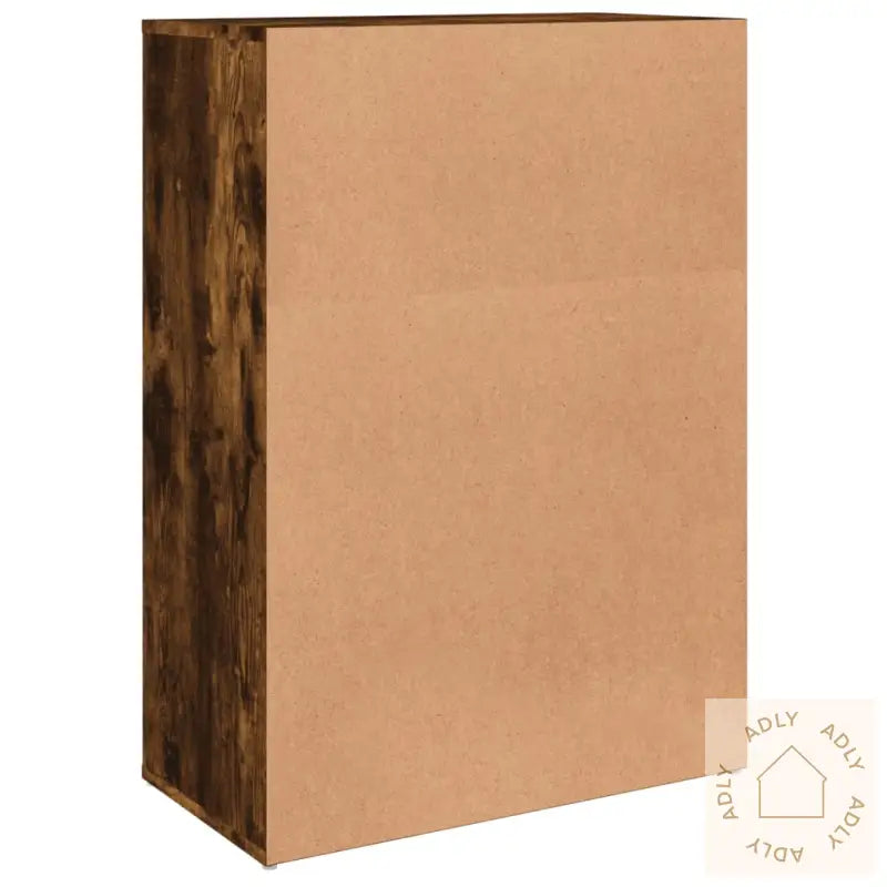 Skjenker 2 Stk Røkt Eik 60X31X84 Cm Konstruert Tre