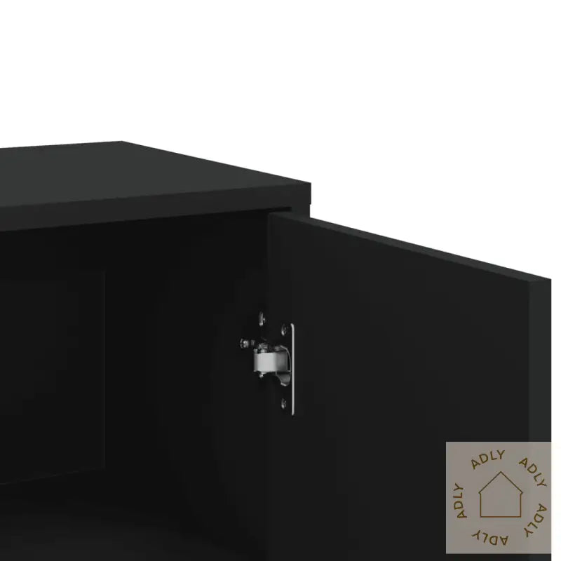 Skjenker 3 Stk Svart 60X31X84 Cm Konstruert Tre