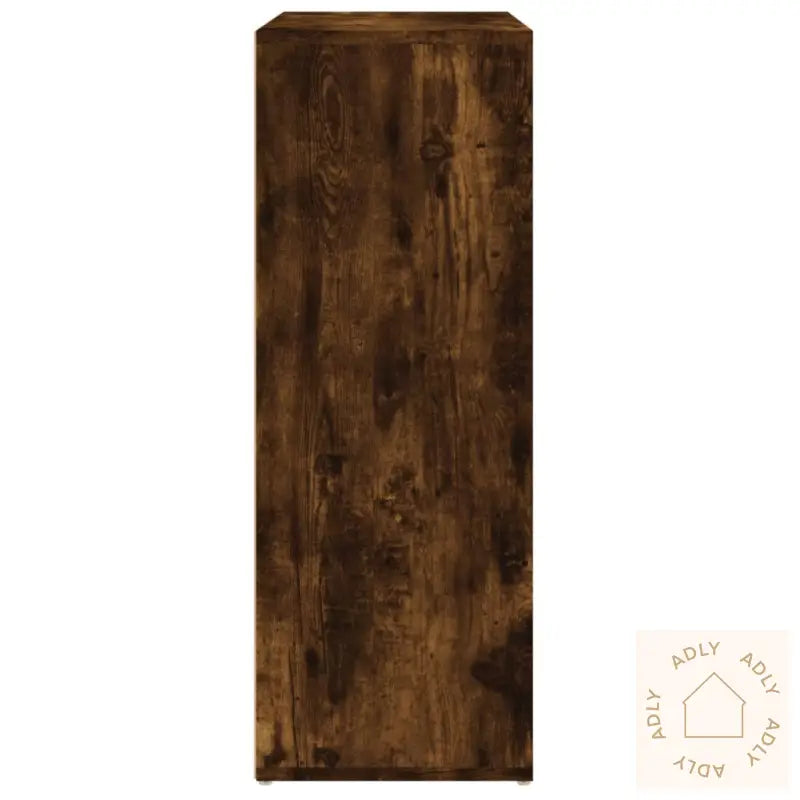 Skjenker 2 Stk Røkt Eik 60X31X84 Cm Konstruert Tre