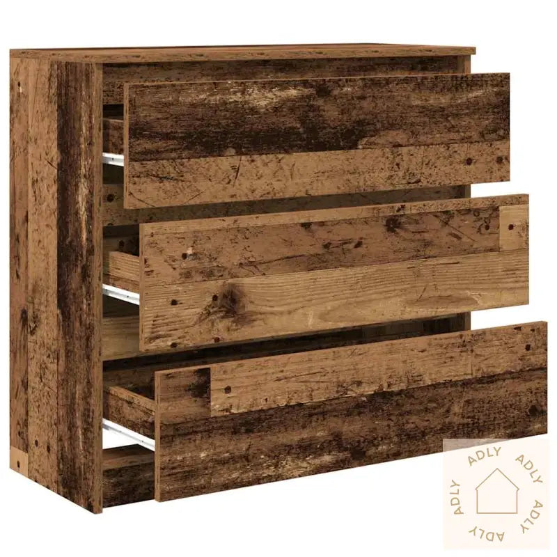 Skjenk Gammelt Tre 80X35X76 Cm Konstruert Tre