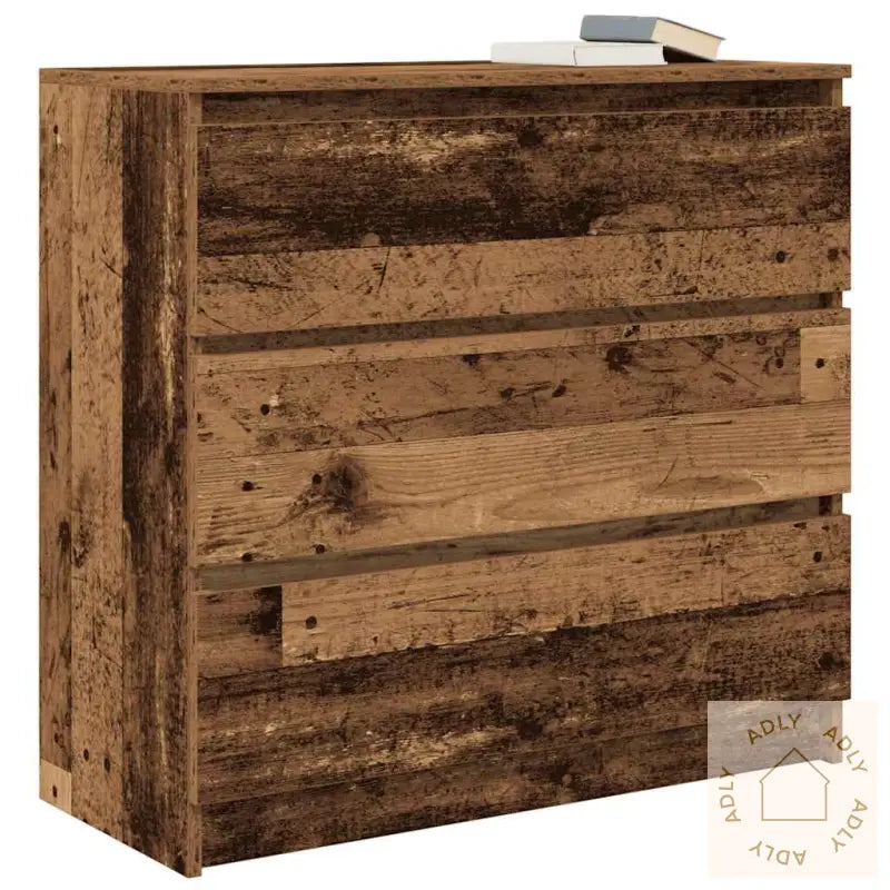 Skjenk Gammelt Tre 80X35X76 Cm Konstruert Tre