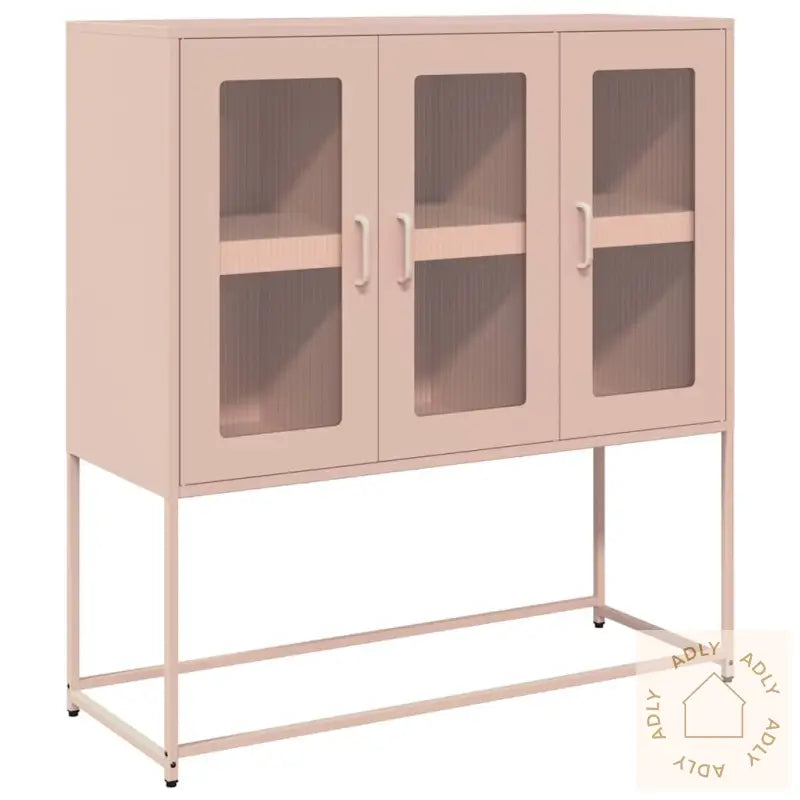 Skjenk Rosa 100,5X39X107 Cm Kaldvalset Stål