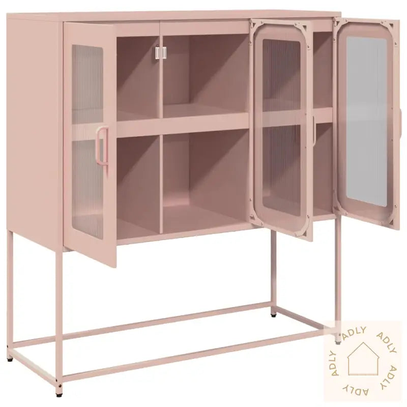 Skjenk Rosa 100,5X39X107 Cm Kaldvalset Stål