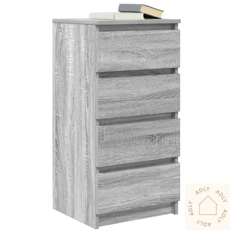 Skjenk Grå Sonoma 37,5X35X76 Cm Konstruert Tre