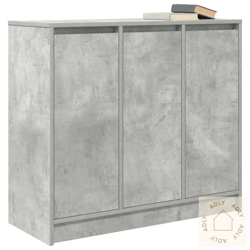 Skjenk Betonggrå 85X34X76 Cm Konstruert Tre