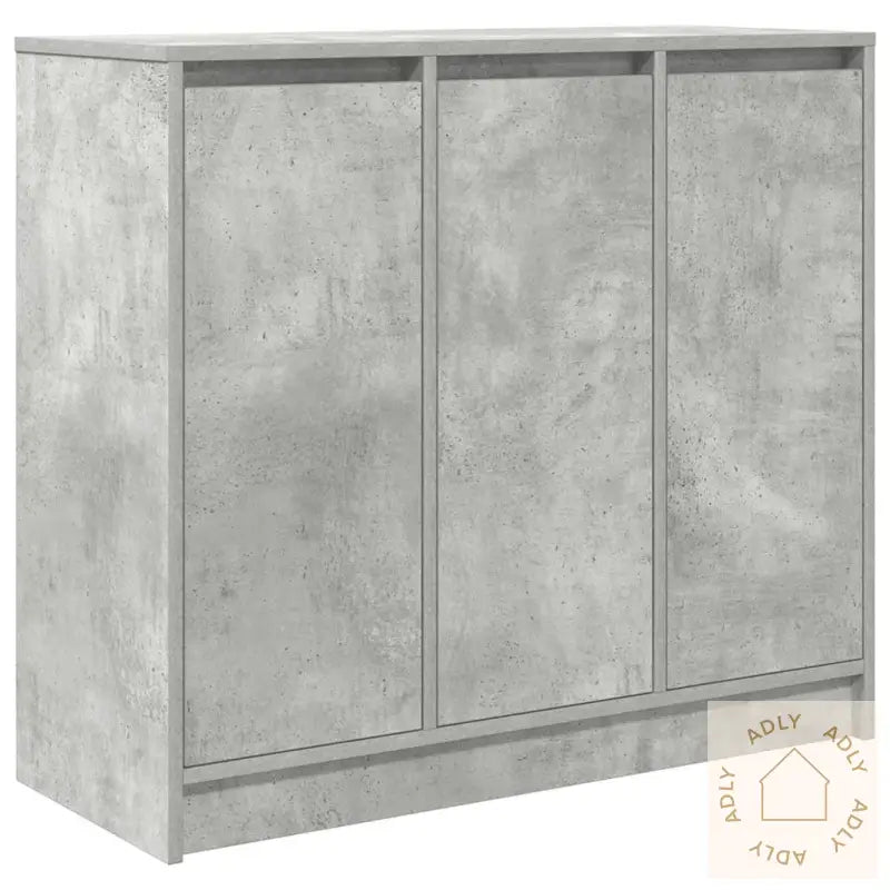 Skjenk Betonggrå 85X34X76 Cm Konstruert Tre