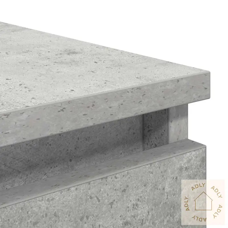 Skjenk Betonggrå 37,5X35X76 Cm Konstruert Tre