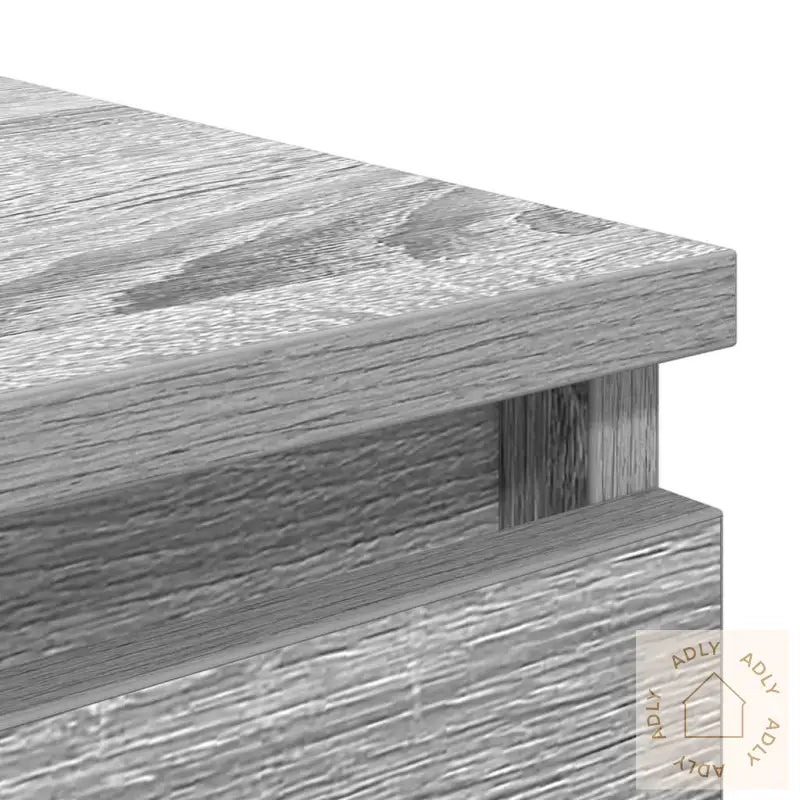 Skjenk Grå Sonoma 37,5X35X76 Cm Konstruert Tre