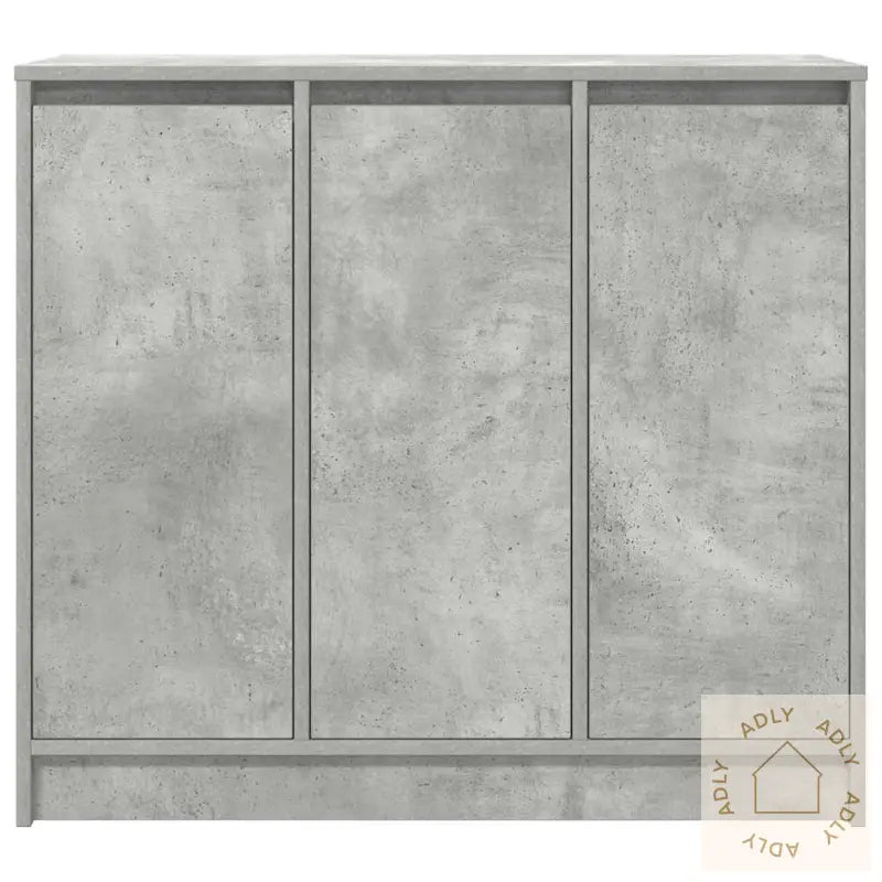 Skjenk Betonggrå 85X34X76 Cm Konstruert Tre