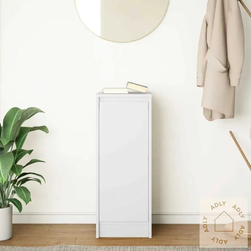 Skjenk Hvit 29,5X34X76 Cm Konstruert Tre