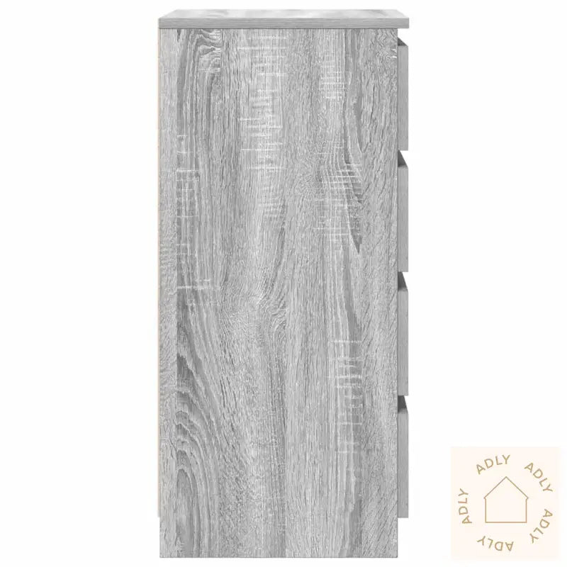 Skjenk Grå Sonoma 37,5X35X76 Cm Konstruert Tre