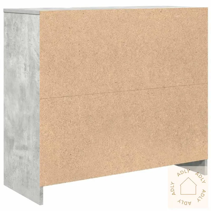 Skjenk Betonggrå 85X34X76 Cm Konstruert Tre