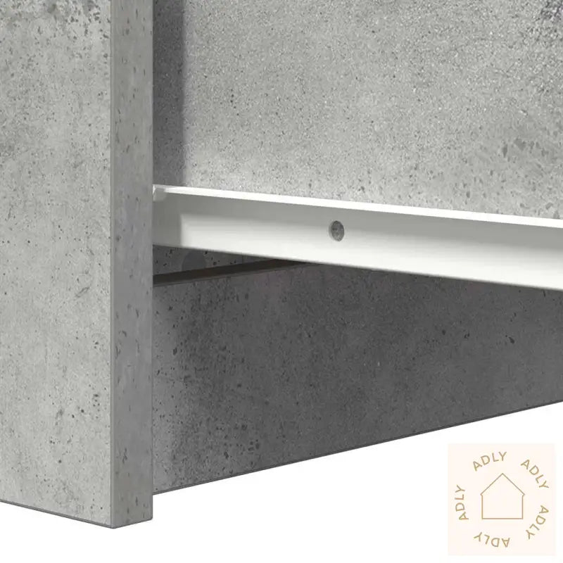 Skjenk Betonggrå 37,5X35X76 Cm Konstruert Tre