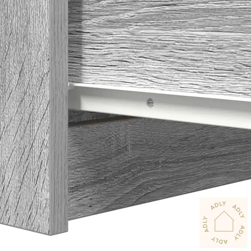 Skjenk Grå Sonoma 37,5X35X76 Cm Konstruert Tre