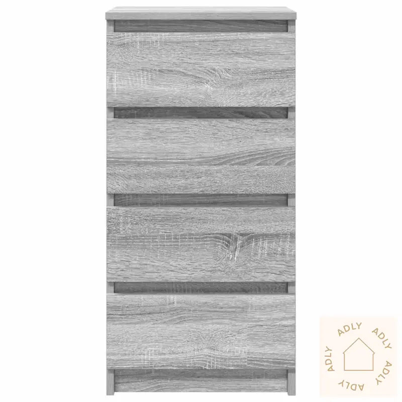 Skjenk Grå Sonoma 37,5X35X76 Cm Konstruert Tre