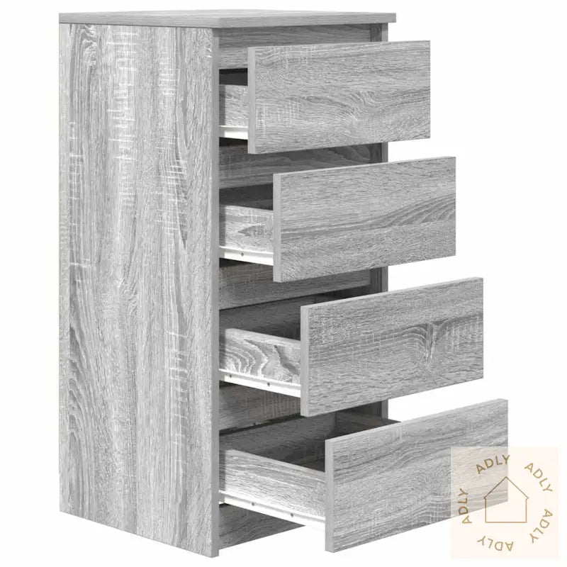 Skjenk Grå Sonoma 37,5X35X76 Cm Konstruert Tre