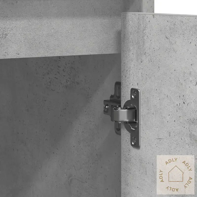 Skjenk Betonggrå 85X34X76 Cm Konstruert Tre