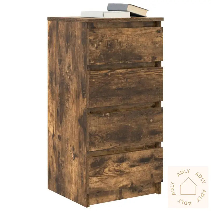 Skjenk Røkt Eik 37,5X35X76 Cm Konstruert Tre