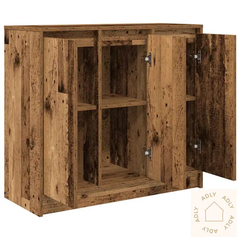 Skjenk Gammelt Tre 85X34X76 Cm Konstruert Tre