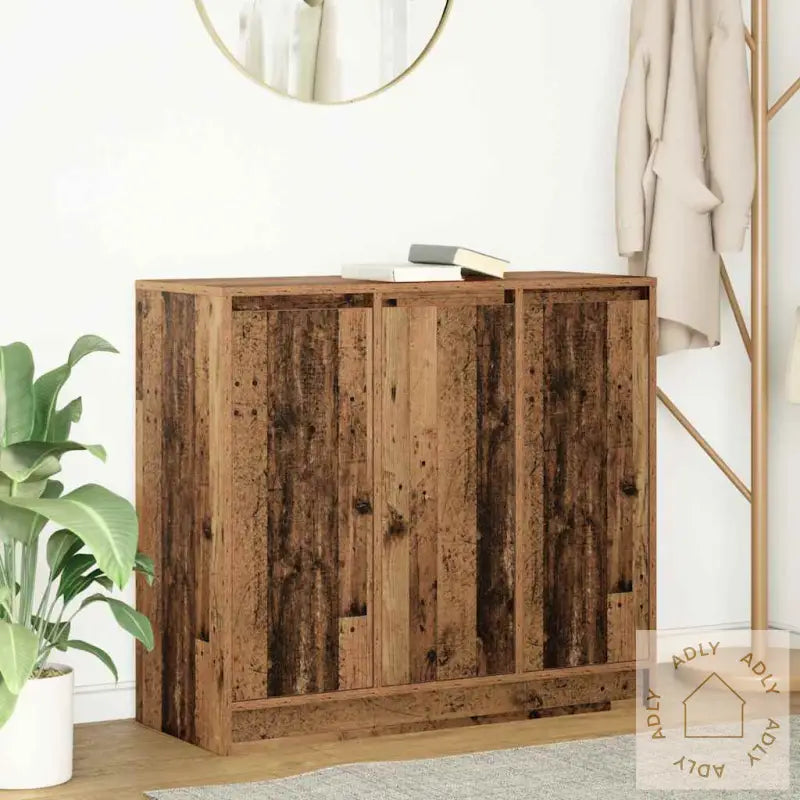 Skjenk Gammelt Tre 85X34X76 Cm Konstruert Tre