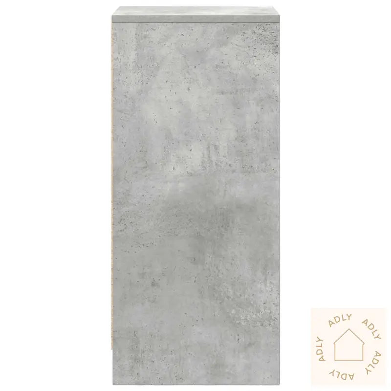 Skjenk Betonggrå 29,5X34X76 Cm Konstruert Tre