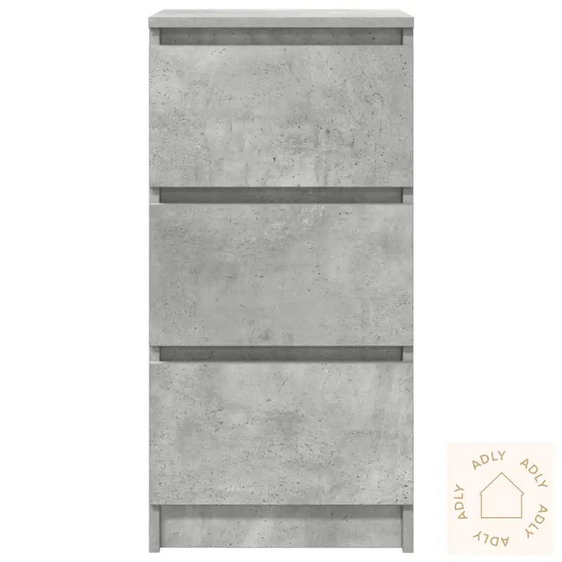 Skjenk Betonggrå 37,5X35X76 Cm Konstruert Tre