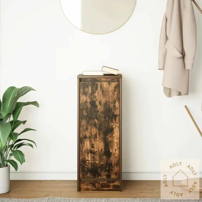 Skjenk Røkt Eik 29,5X34X76 Cm Konstruert Tre