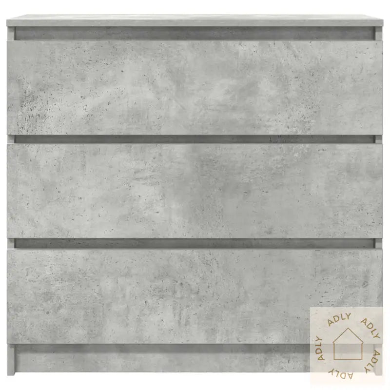 Skjenk Betonggrå 80X35X76 Cm Konstruert Tre