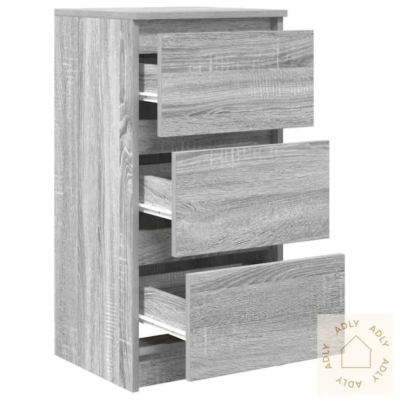 Skjenk Grå Sonoma 37,5X35X76 Cm Konstruert Tre