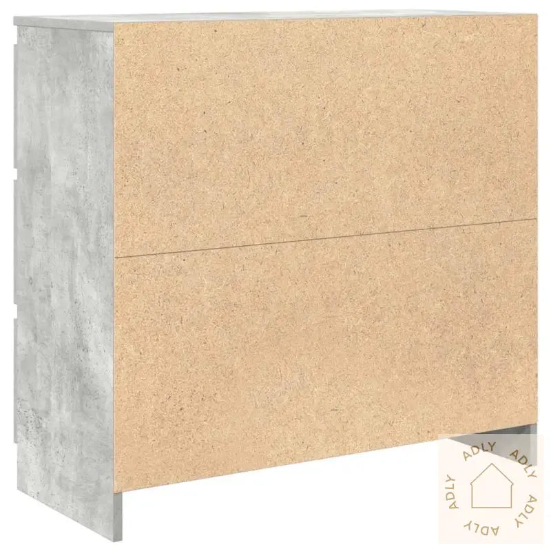 Skjenk Betonggrå 80X35X76 Cm Konstruert Tre