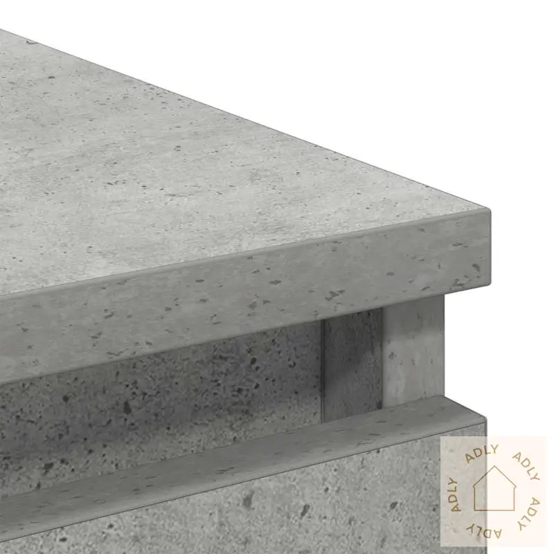 Skjenk Betonggrå 80X35X76 Cm Konstruert Tre