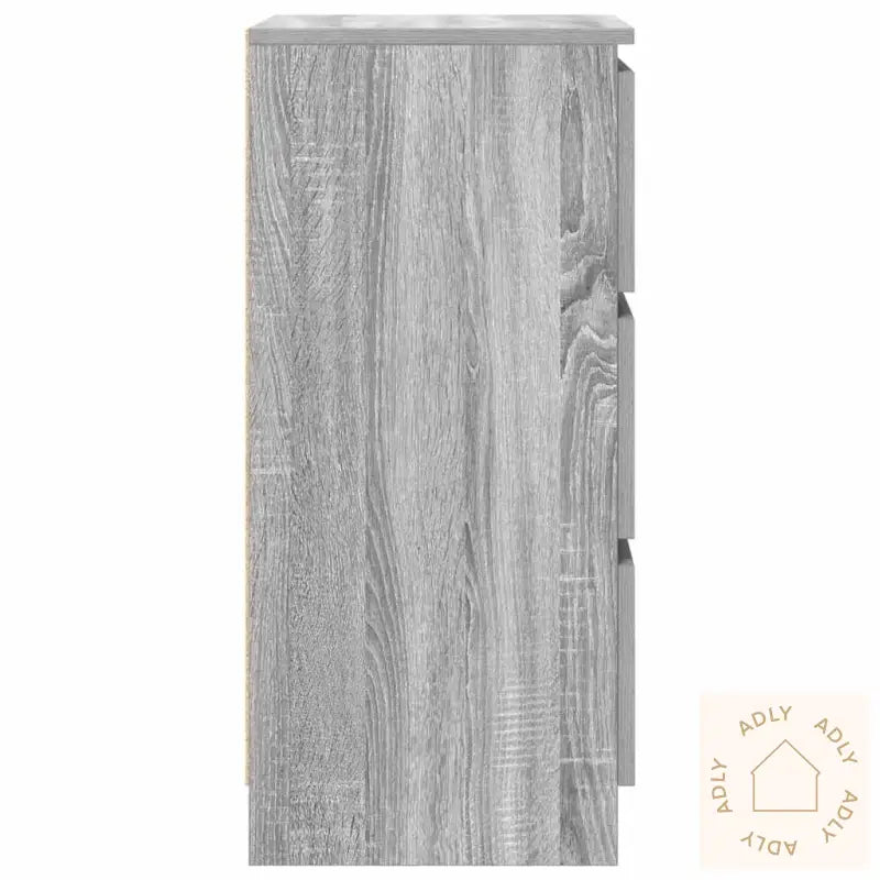 Skjenk Grå Sonoma 37,5X35X76 Cm Konstruert Tre