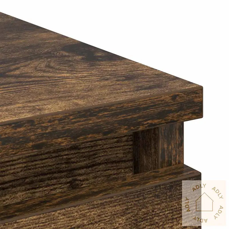 Skjenk Røkt Eik 80X35X76 Cm Konstruert Tre