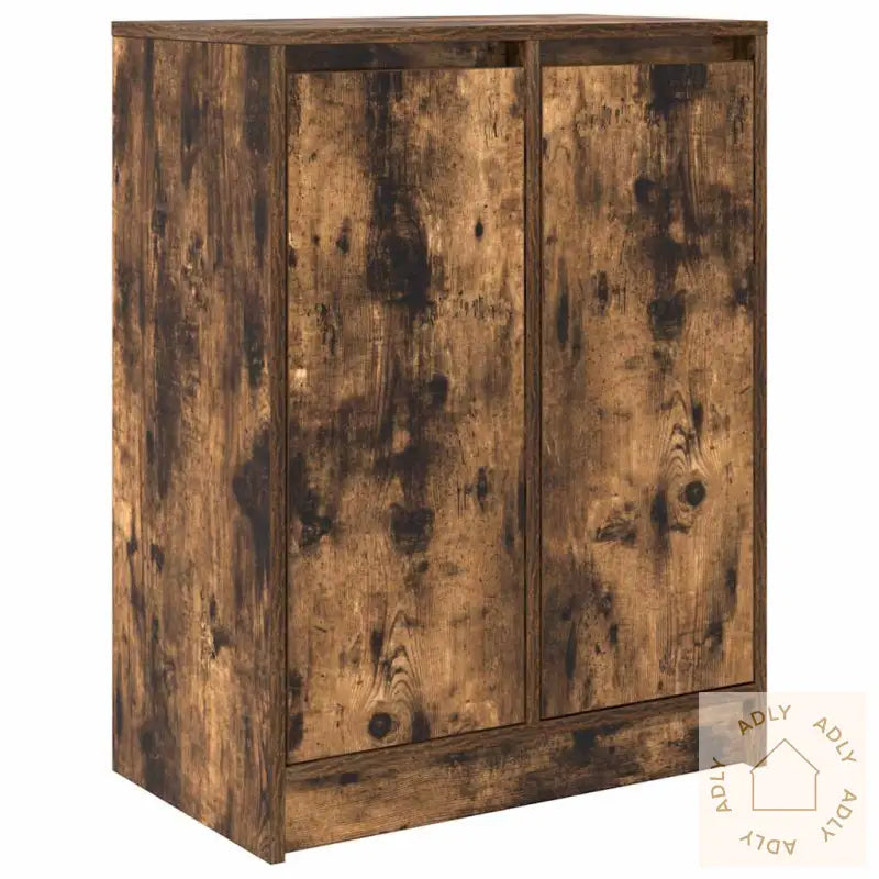Skjenk Røkt Eik 57X34X76 Cm Konstruert Tre