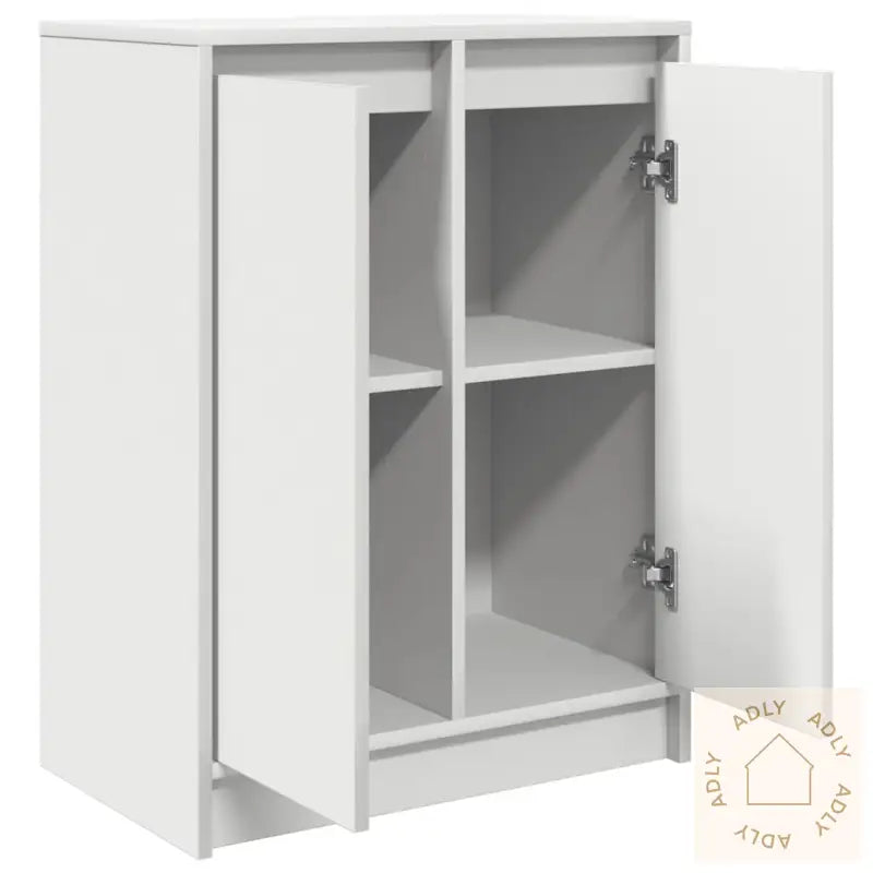 Skjenk Hvit 57X34X76 Cm Konstruert Tre