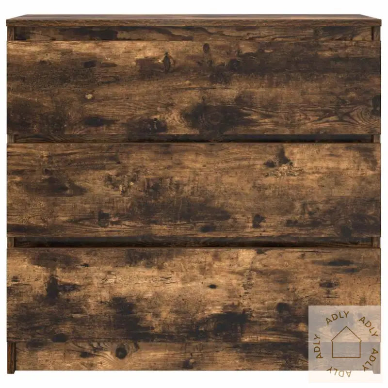 Skjenk Røkt Eik 80X35X76 Cm Konstruert Tre