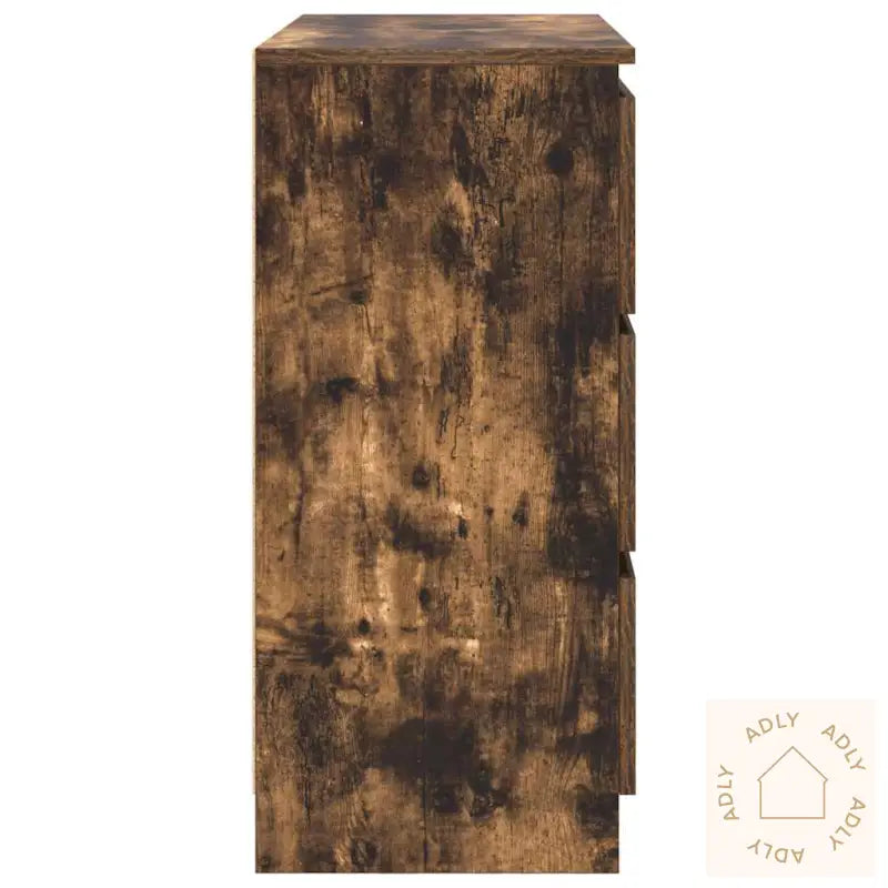Skjenk Røkt Eik 80X35X76 Cm Konstruert Tre