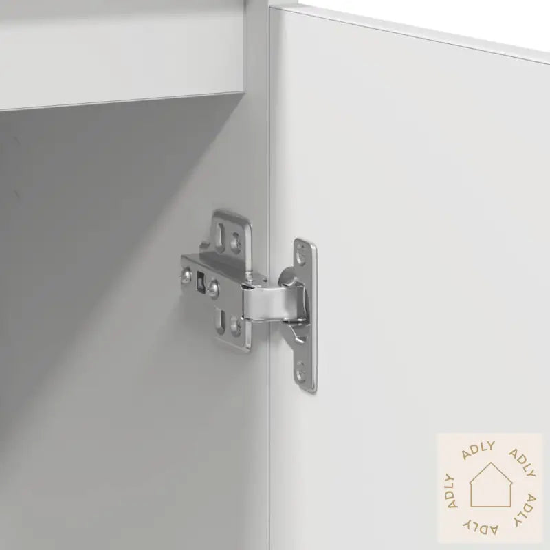 Skjenk Hvit 57X34X76 Cm Konstruert Tre