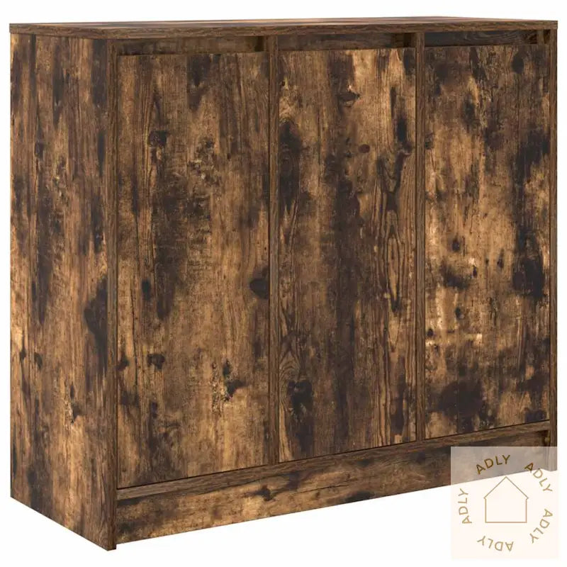 Skjenk Røkt Eik 85X34X76 Cm Konstruert Tre
