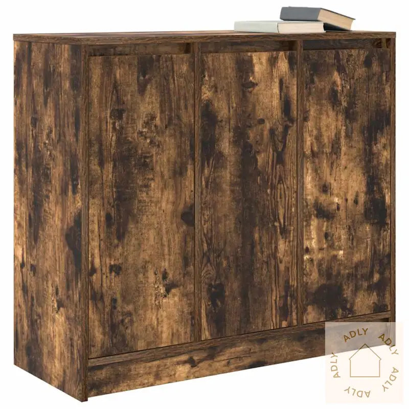 Skjenk Røkt Eik 85X34X76 Cm Konstruert Tre