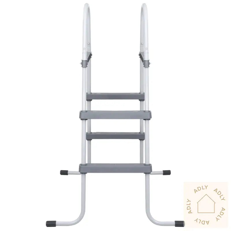 Bassengstige Grå 84 Cm Stål