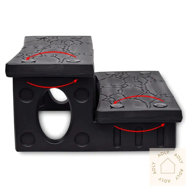 Trapp For Badestamp/Spa/Badekar Svart